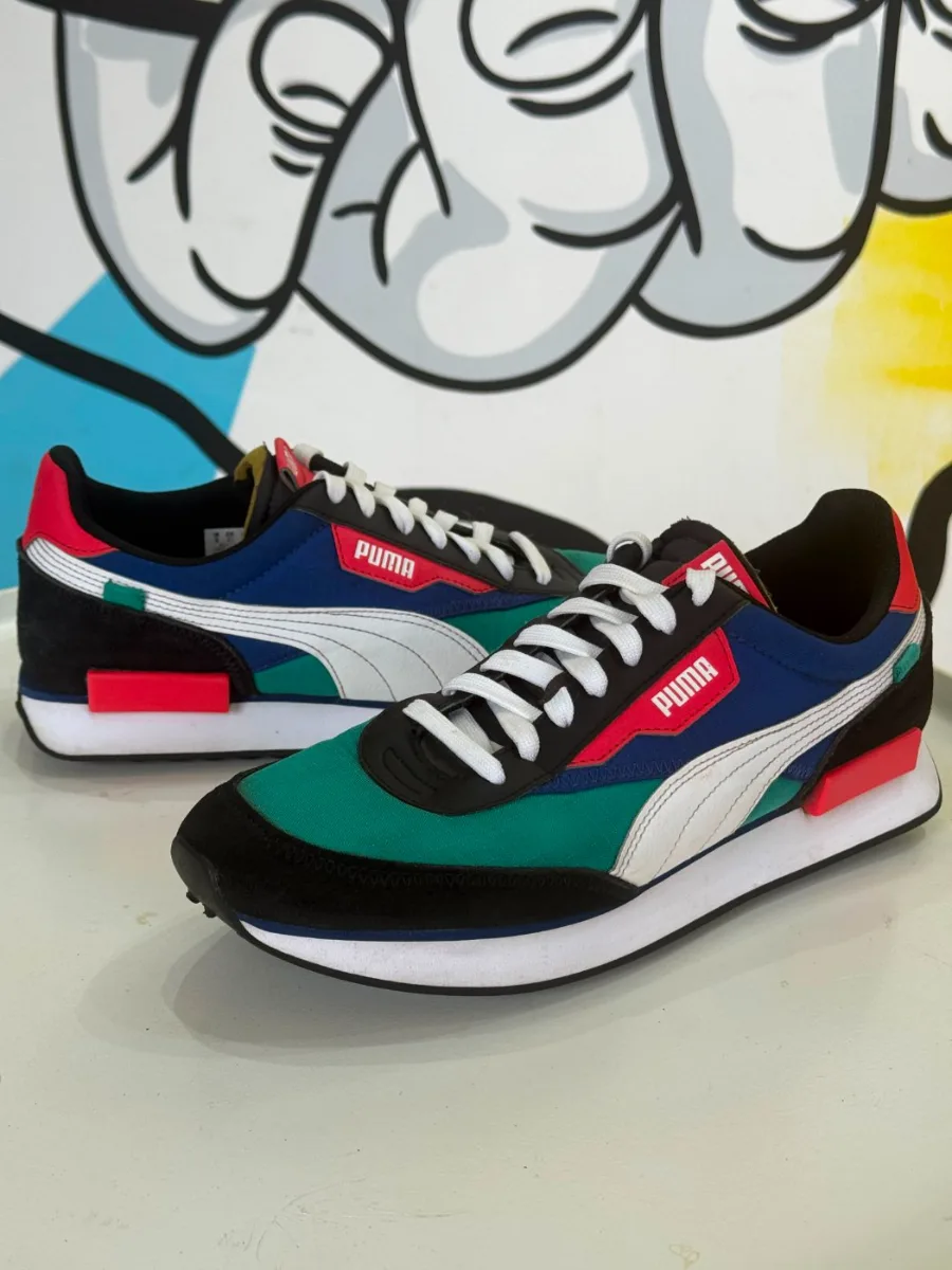 Puma Future Rider limpo depois da higienização feita na Wash Sneakers 21